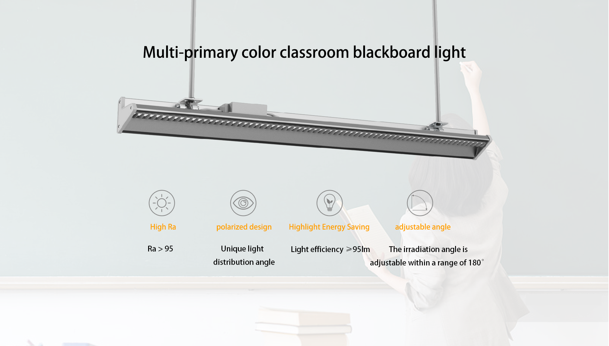 Classroom blackboard light